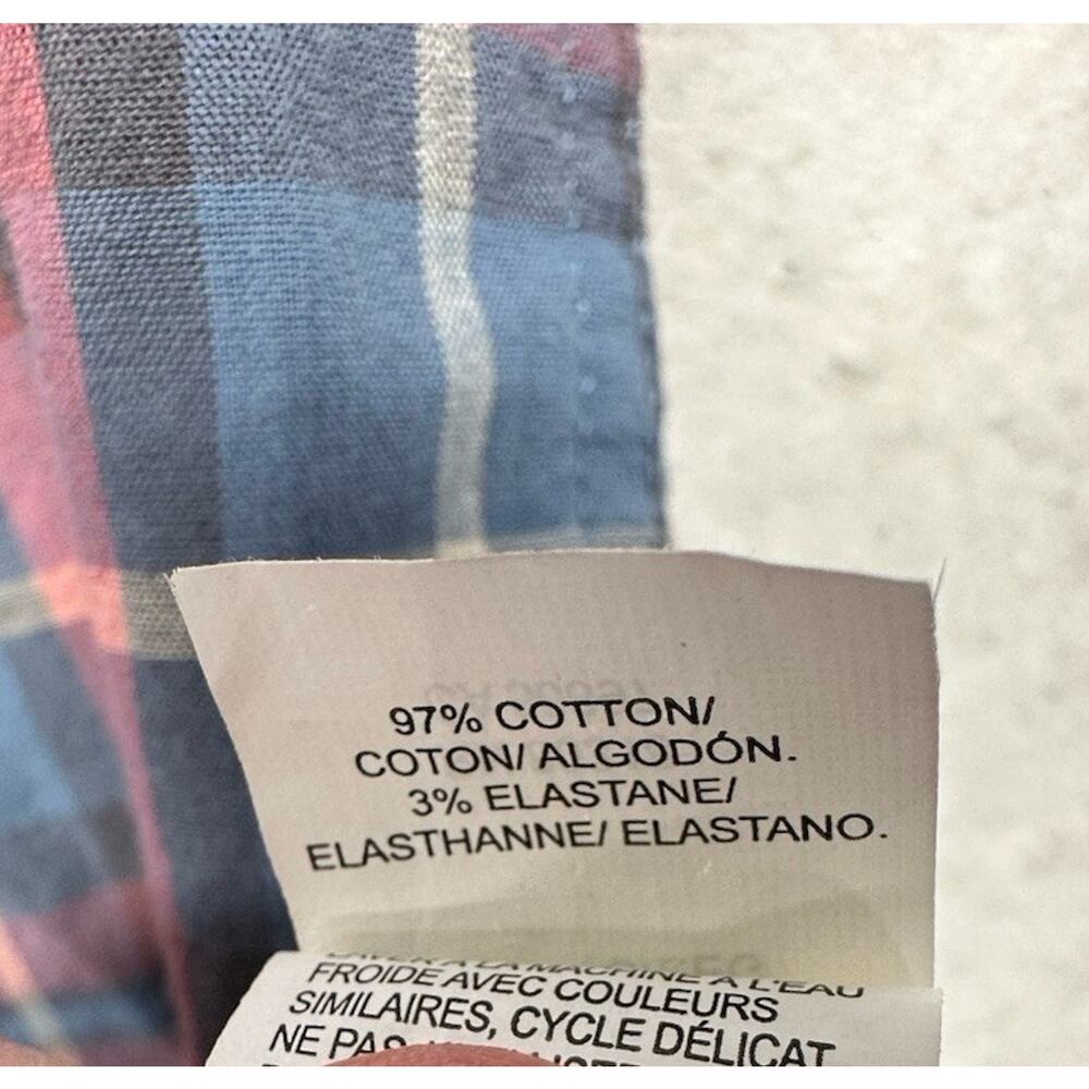 Lucky Brand Saturday Stretch Shirt Mens XXL Button Up Pearl Snap Western Casual - Picture 8 of 10